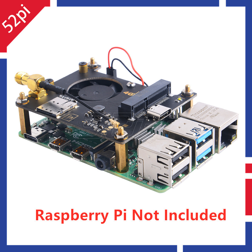 52Pi Raspberry Pi 3G 4G Hat US - Deskpi Super6C 评论和价格